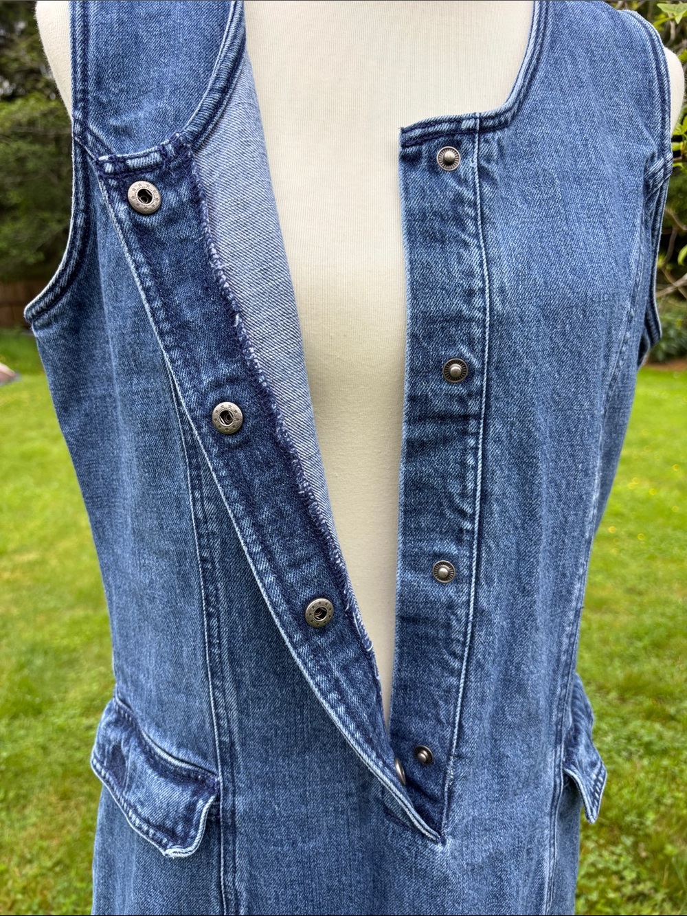Woolrich Vintage Denim Jumper - Picture 6 of 12